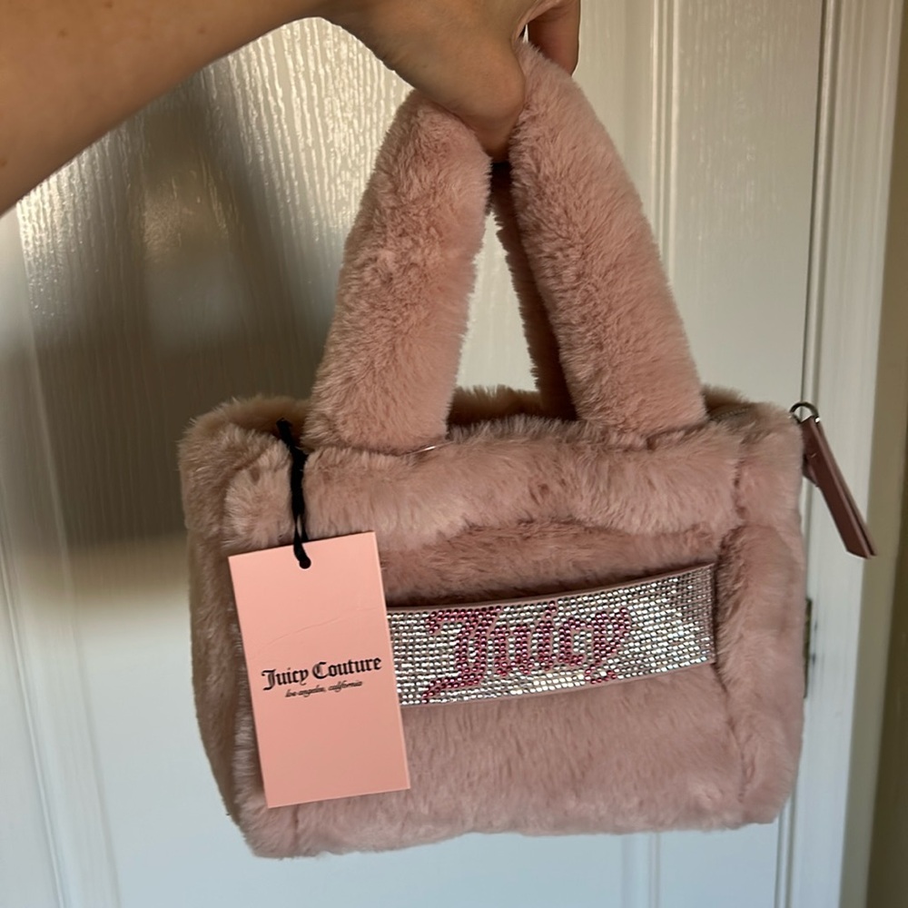Juicy couture fluffy mini bag NWT